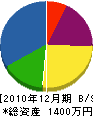 神尾建設 貸借対照表 2010年12月期