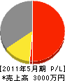 菅野重機建設 損益計算書 2011年5月期