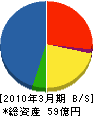 横浜ゴムＭＢＥ 貸借対照表 2010年3月期