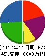 東宝ネオン 貸借対照表 2012年11月期