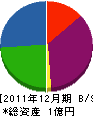 澤村 貸借対照表 2011年12月期