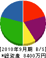 深澤電気工業 貸借対照表 2010年9月期