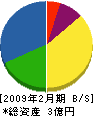 石川サトウ産業 貸借対照表 2009年2月期