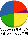 成田設備 貸借対照表 2009年12月期