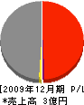 長田建設 損益計算書 2009年12月期