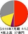 日本ヴィクトリック 損益計算書 2010年7月期