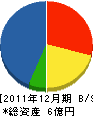 岩堀工務店 貸借対照表 2011年12月期