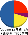 ヨコヤマ堀江工務所 貸借対照表 2009年12月期
