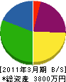 斎藤電気工事 貸借対照表 2011年3月期