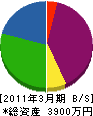 池田設備 貸借対照表 2011年3月期