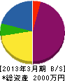 玉田工業 貸借対照表 2013年3月期