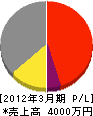 山本工業所 損益計算書 2012年3月期