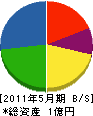 金井組 貸借対照表 2011年5月期
