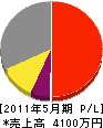石川地質コンサルタンツ 損益計算書 2011年5月期