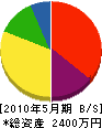 松山土建 貸借対照表 2010年5月期