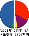 広仲 貸借対照表 2009年10月期