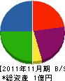 ヤマサン 貸借対照表 2011年11月期