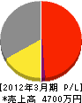 佐藤電機工業所 損益計算書 2012年3月期