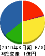 町田丸弘工業 貸借対照表 2010年8月期