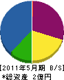 誠廣 貸借対照表 2011年5月期