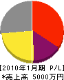勘田塗装工業 損益計算書 2010年1月期