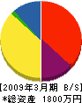 岡川建設 貸借対照表 2009年3月期