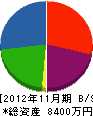 岩波興業 貸借対照表 2012年11月期
