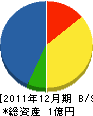 関谷建設 貸借対照表 2011年12月期