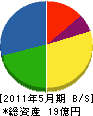 藤本産業 貸借対照表 2011年5月期