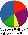 野沢設備工業 貸借対照表 2012年5月期