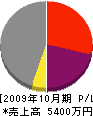 田中組建設 損益計算書 2009年10月期