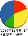 鷲尾土木 貸借対照表 2010年12月期