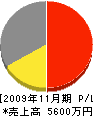 渡辺造園 損益計算書 2009年11月期