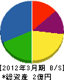 松平産業 貸借対照表 2012年3月期