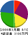 大善寺開発工業 貸借対照表 2008年3月期