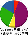琴藤 貸借対照表 2011年2月期