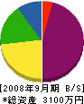 池田水道工業所 貸借対照表 2008年9月期