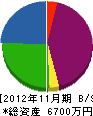 矢野建装 貸借対照表 2012年11月期