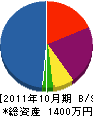 （合）マガタケ 貸借対照表 2011年10月期