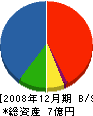 石川装美 貸借対照表 2008年12月期