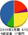 ニシ・スポーツ 貸借対照表 2010年3月期