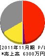 志村組 損益計算書 2011年11月期