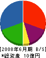 鈴木建設工業 貸借対照表 2008年6月期