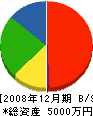 西日本産建 貸借対照表 2008年12月期