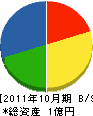仁平電設 貸借対照表 2011年10月期