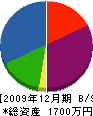 半田電業社 貸借対照表 2009年12月期