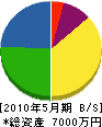 飯澤建設 貸借対照表 2010年5月期