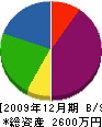 土田電気商会 貸借対照表 2009年12月期