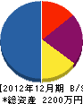 平江建設 貸借対照表 2012年12月期