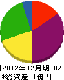 小川工務店 貸借対照表 2012年12月期